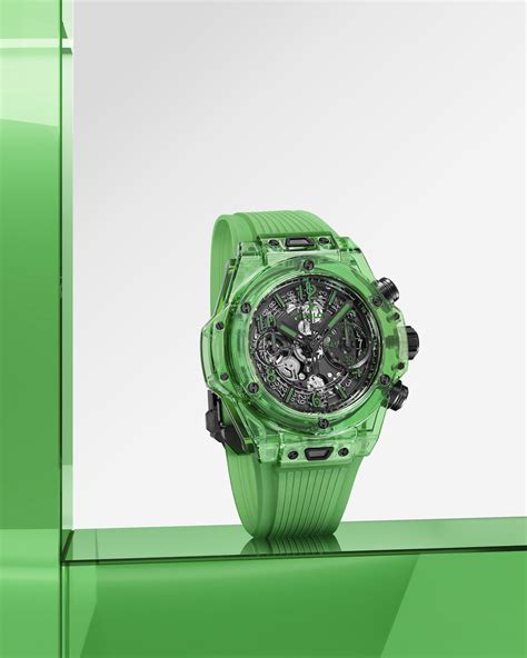 hublot green big bang|hublot big bang saxem green.